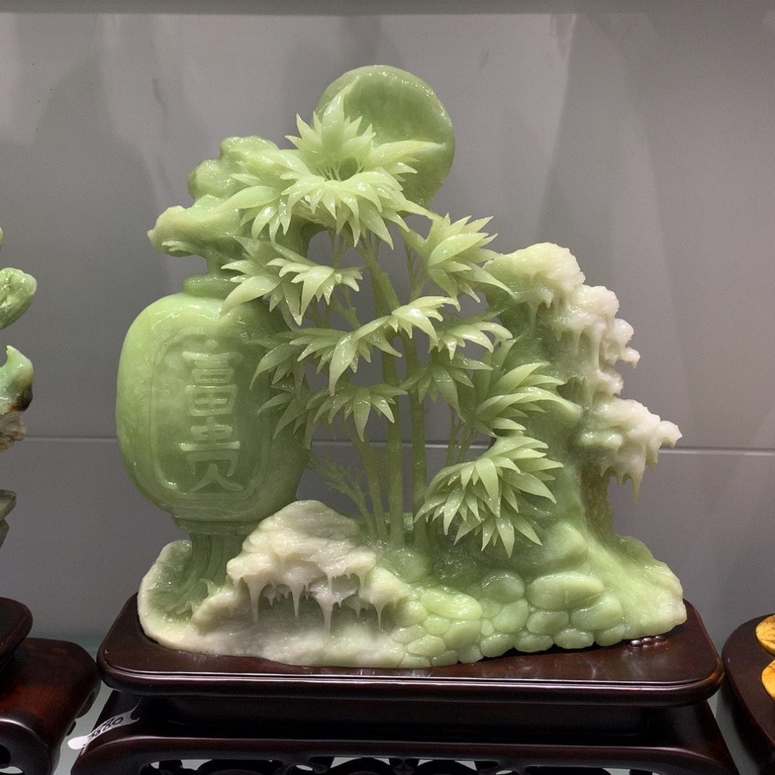 玉家居摆件手工雕刻