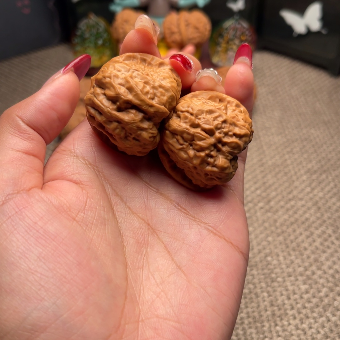 把件文玩核桃37蛤蟆头