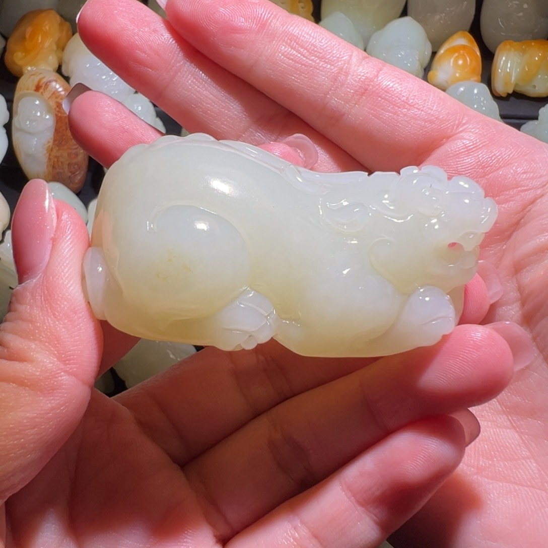 未镶嵌和田玉车挂*️***