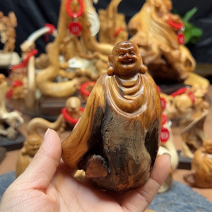 无事牌非洲檀香崖柏摆件