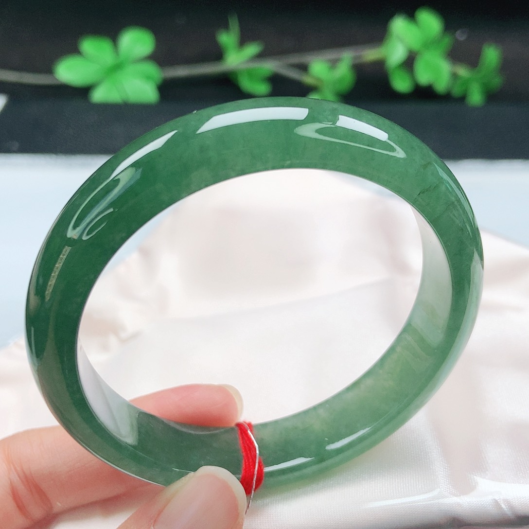 未镶嵌手镯翡翠60圈