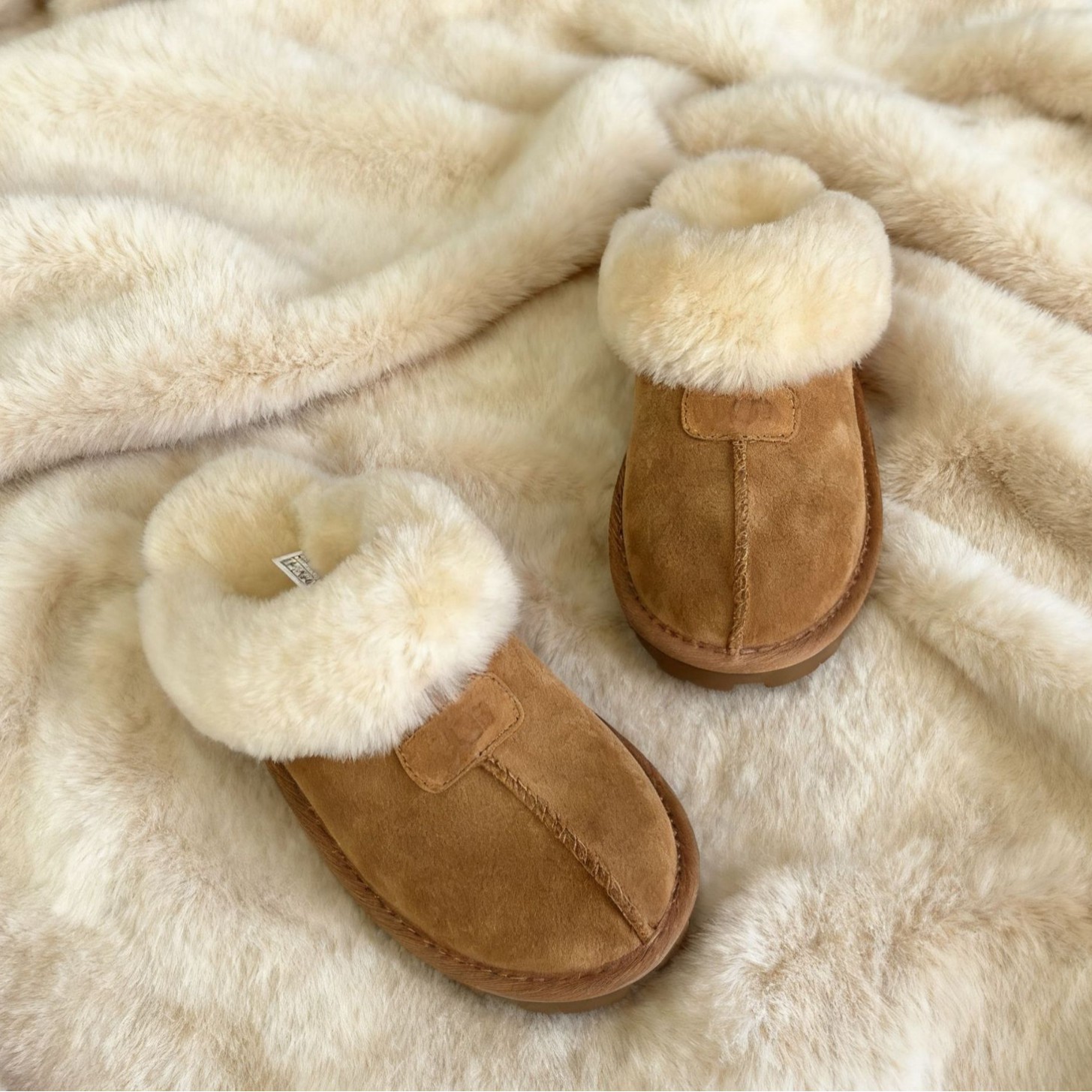 【正包包】U家Coquette Slipper懒人一脚蹬时尚保暖羊毛拖鞋女鞋B03