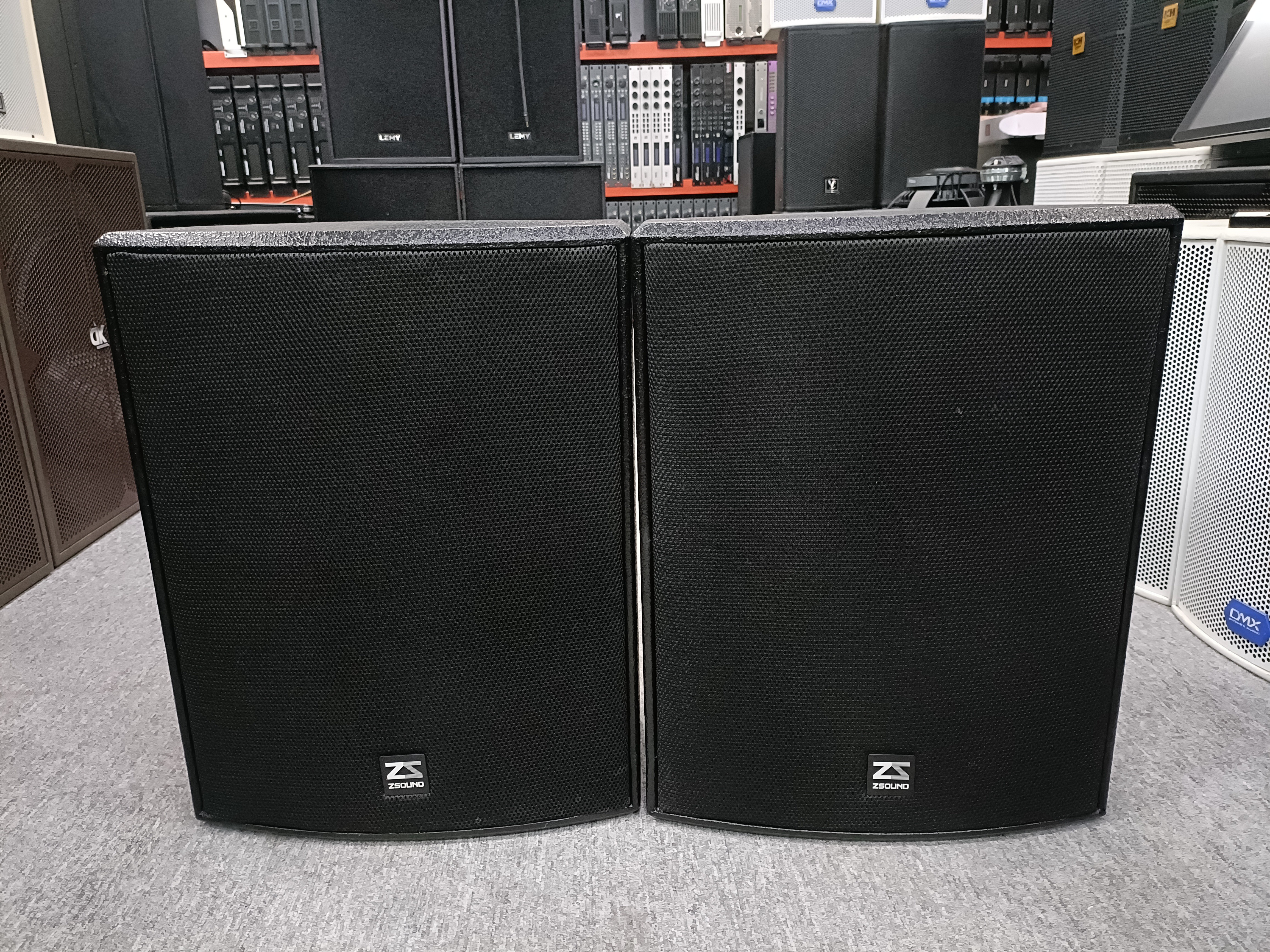 声扬 12寸专业三分频音响一对，不包邮