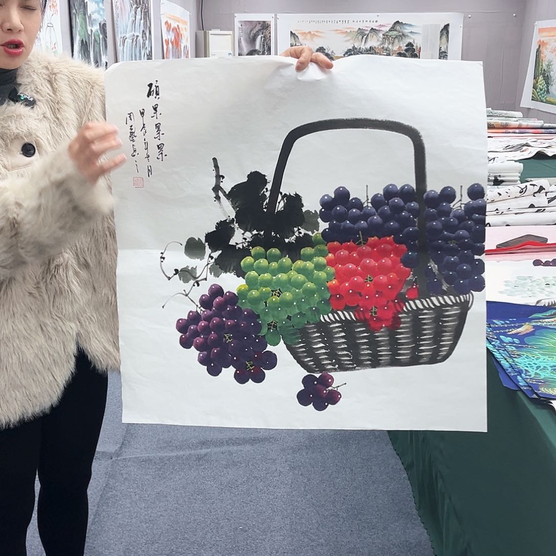 国画宣纸国画纯手绘作品