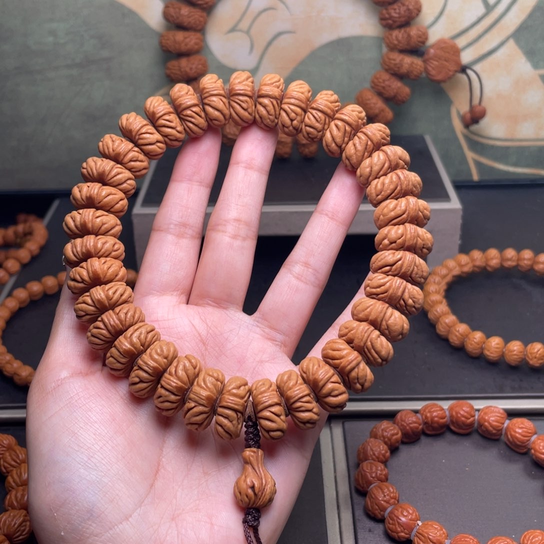 @***好吊坠桃核19祥云纽扣