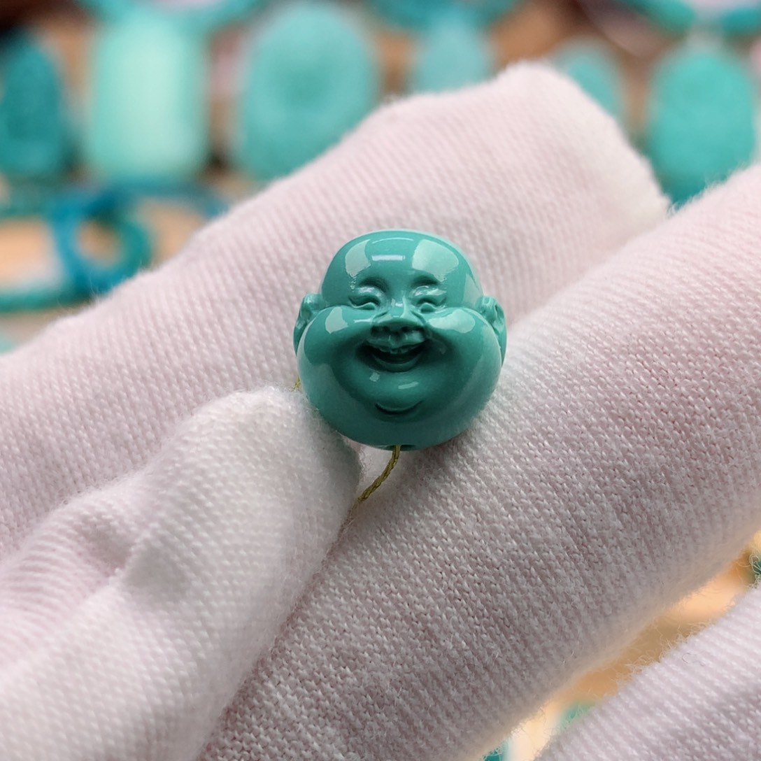 绿松石珠宝奇石未镶嵌