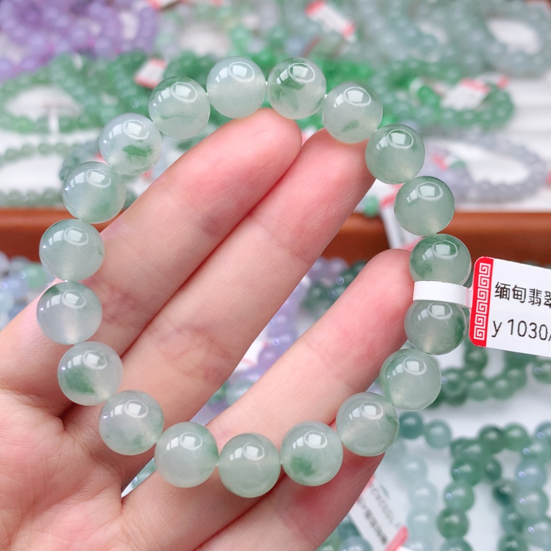 翡翠手链未镶嵌翡翠10mm