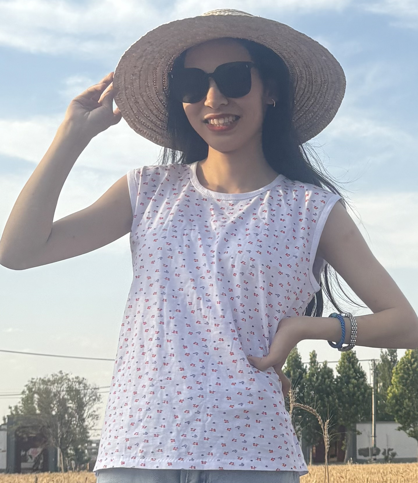 碎花大码中老年女背心老年纯棉汗衫打底衫全棉内衣宽肩无袖背心