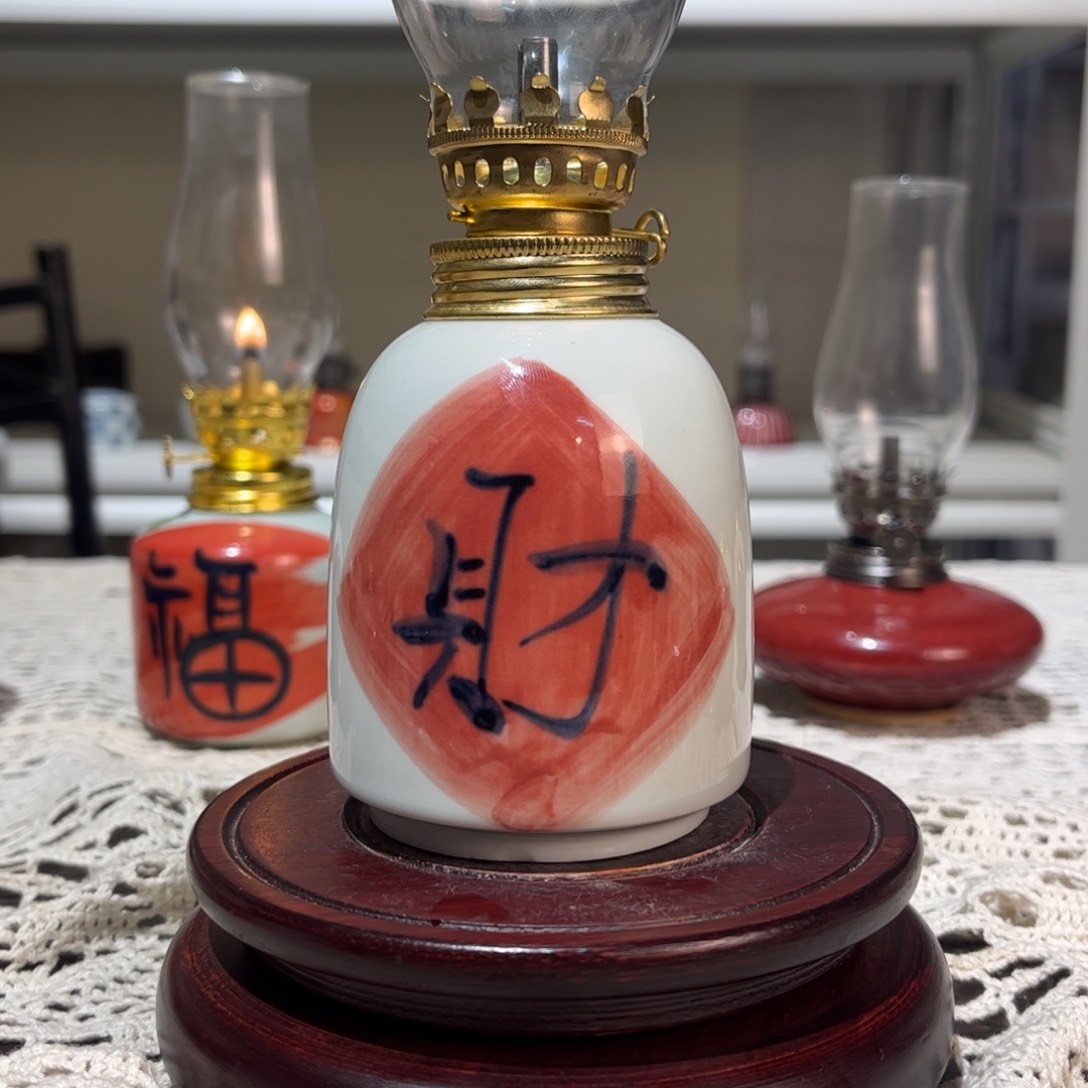 摆件景德镇陶瓷香薰灯