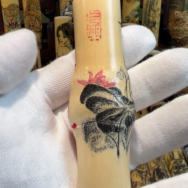 手工针刺荷花福利
