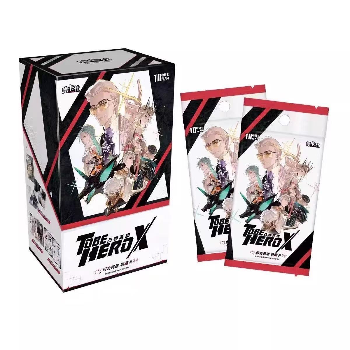 【欧漫正品】凸变英雄X 动画TO BE HERO X系列收藏卡16包整盒