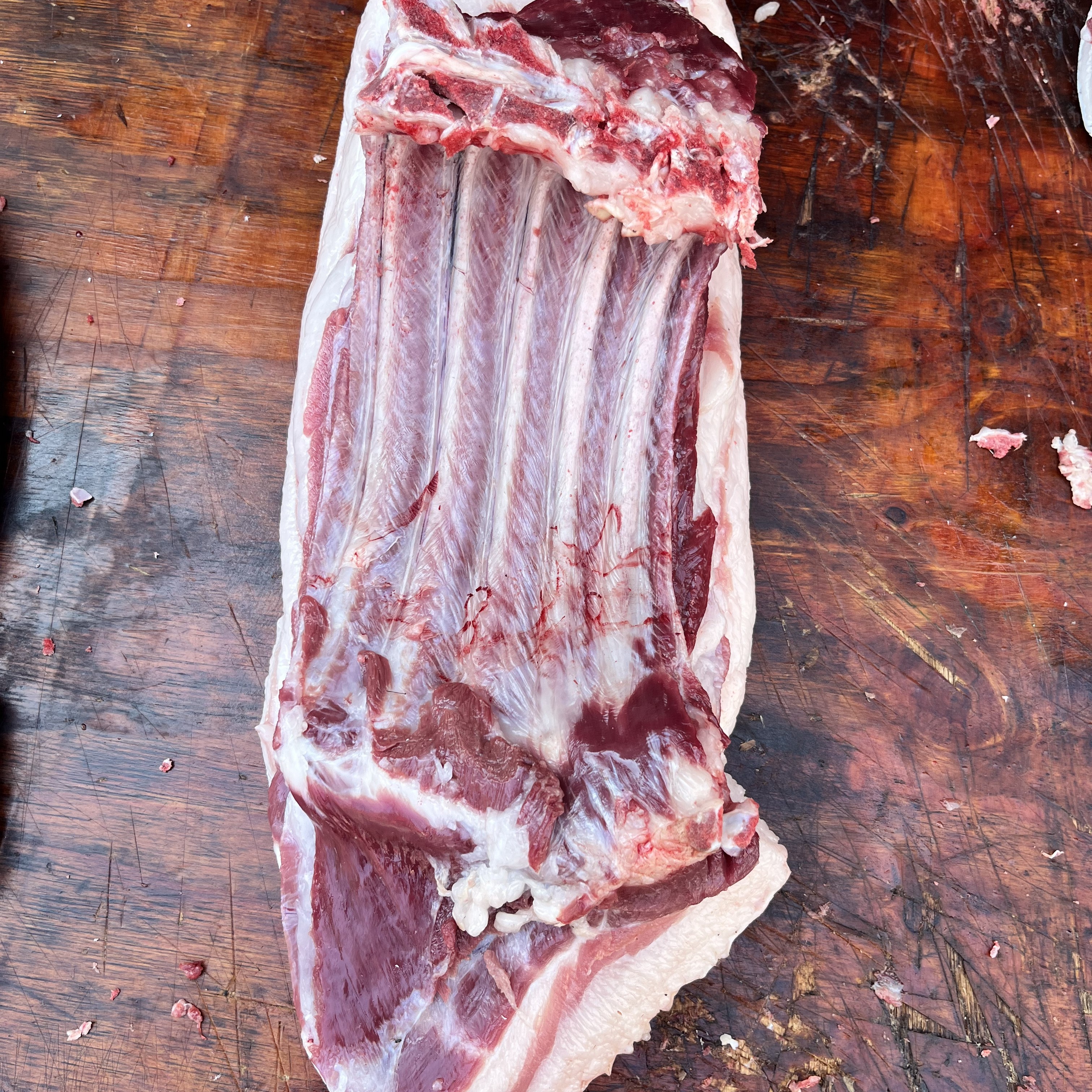 [排骨五花]一物一拍现称深山老林纯散养的猪新鲜顺丰包邮