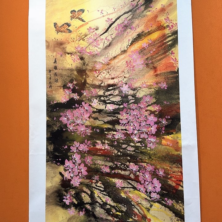 国画书法作品多次参加