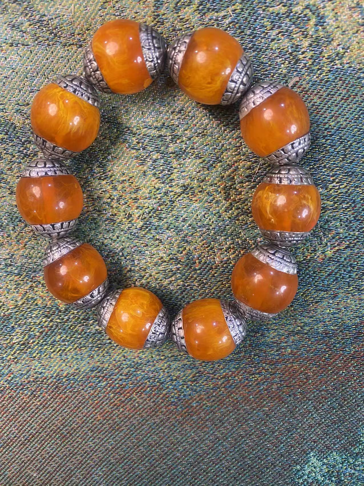 瑞哥专属蜜蜡手串A100214