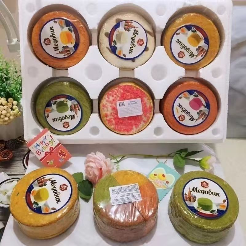 【一箱5个 实惠装提拉米苏蛋糕】俄罗斯风味提拉米苏蛋糕奶油夹心