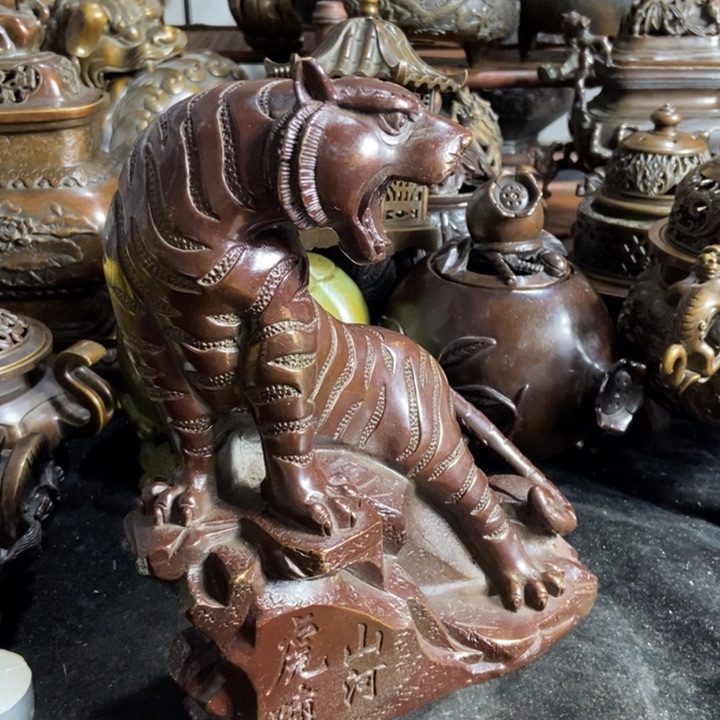 铜器工艺品摆件香炉摆件