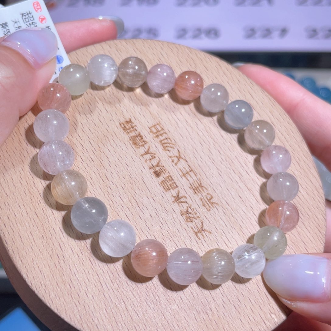 水晶手链未镶嵌218 号多样性发一 E 8mm+