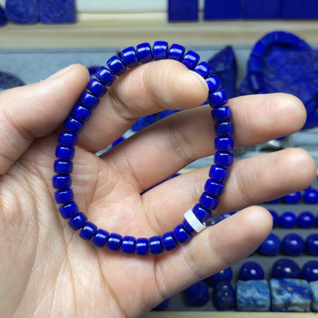 青金石手串6+未镶嵌