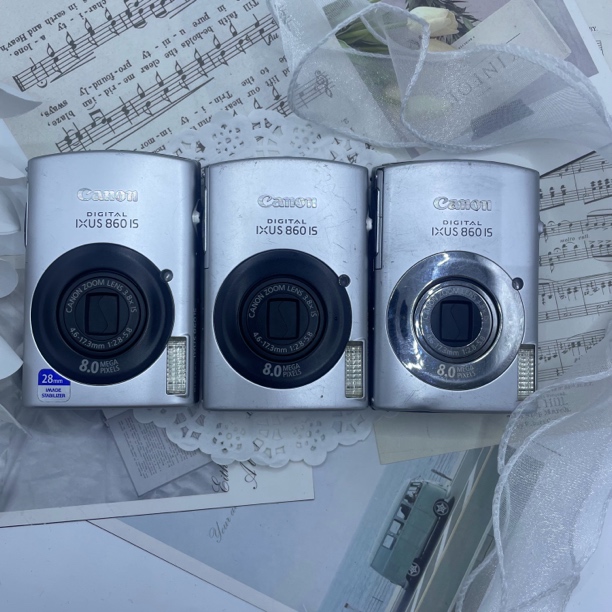 95新 Canon/佳能 佳能ixus860 带蓝标带原盒 出片高清冷白