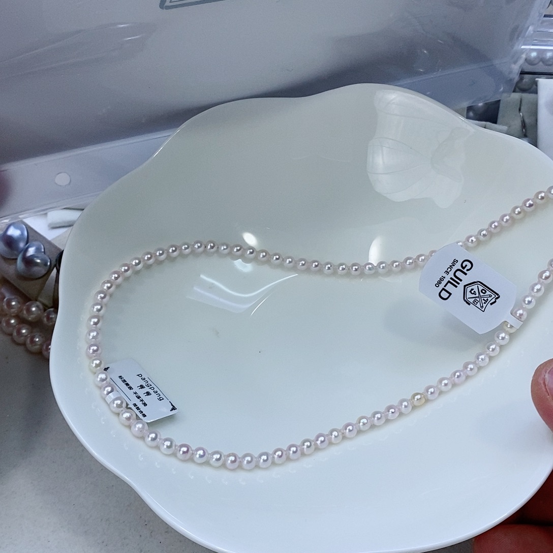 海水珍珠颈饰银S925镶嵌