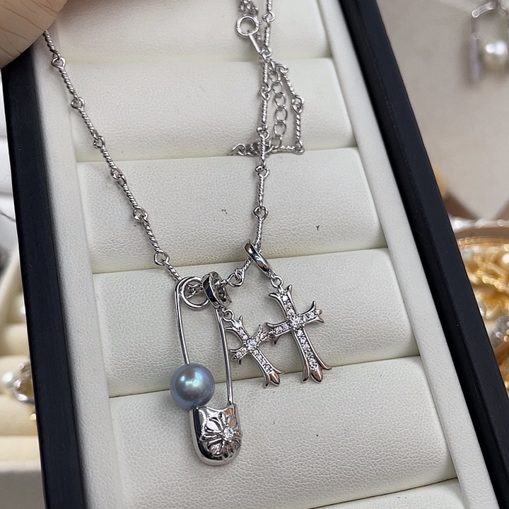 海水珍珠手绳银S925镶嵌