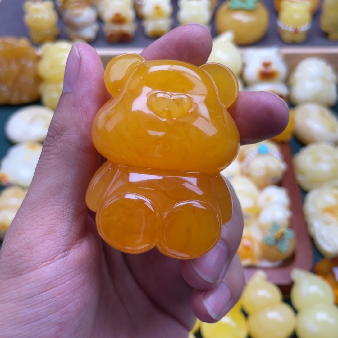 琥珀未镶嵌裸石蜜蜡