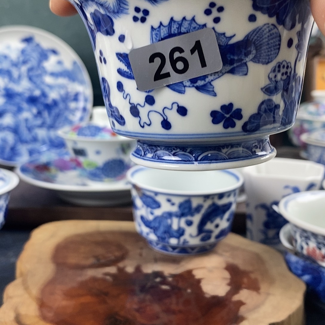 瓷片景德镇手绘青花茶器261