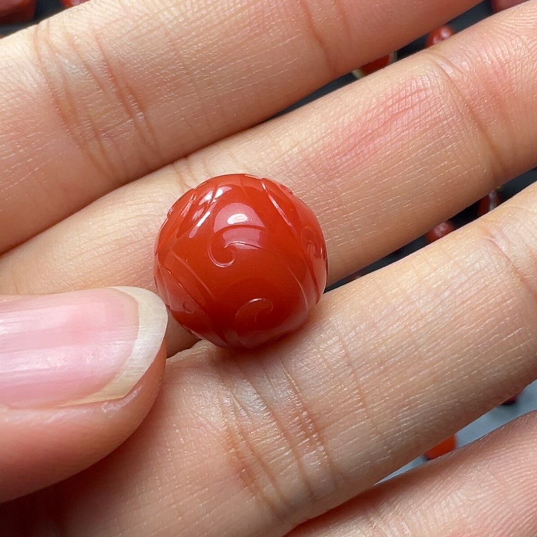 南红玛瑙珠子未镶嵌