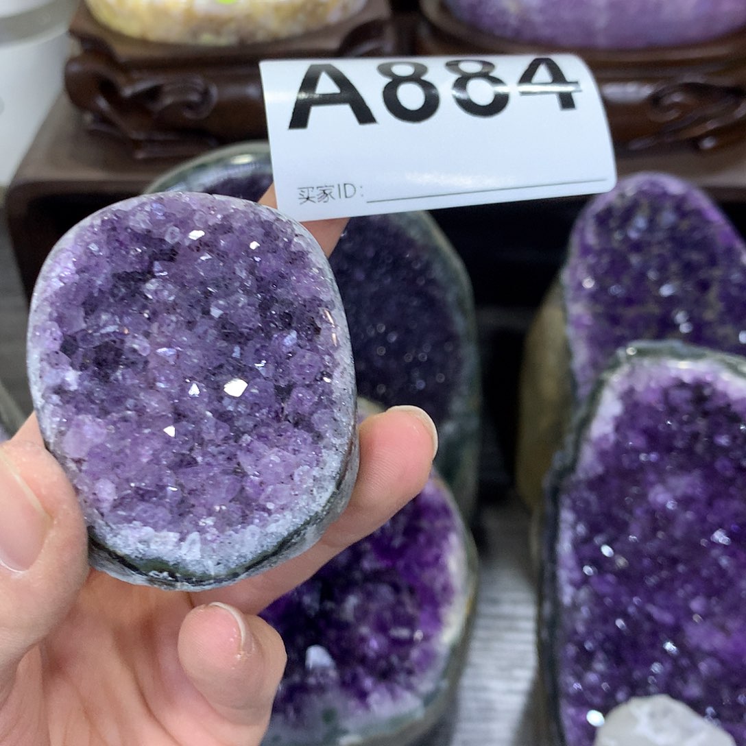 紫晶珠宝半成品未镶嵌884