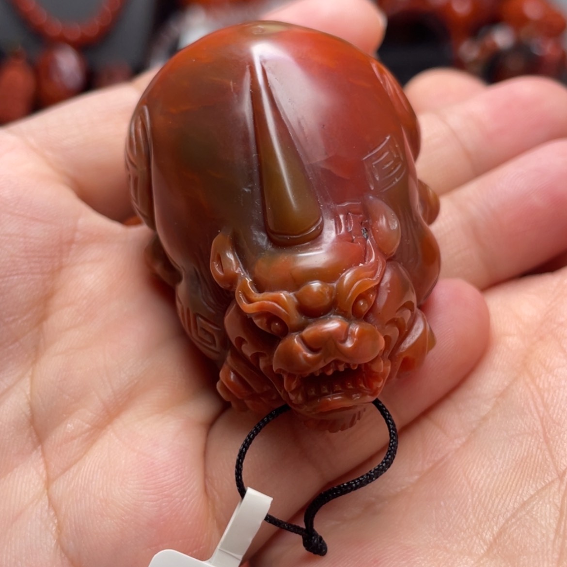 【闪购商品】未镶嵌包浆大尺寸貔貅南红玛瑙