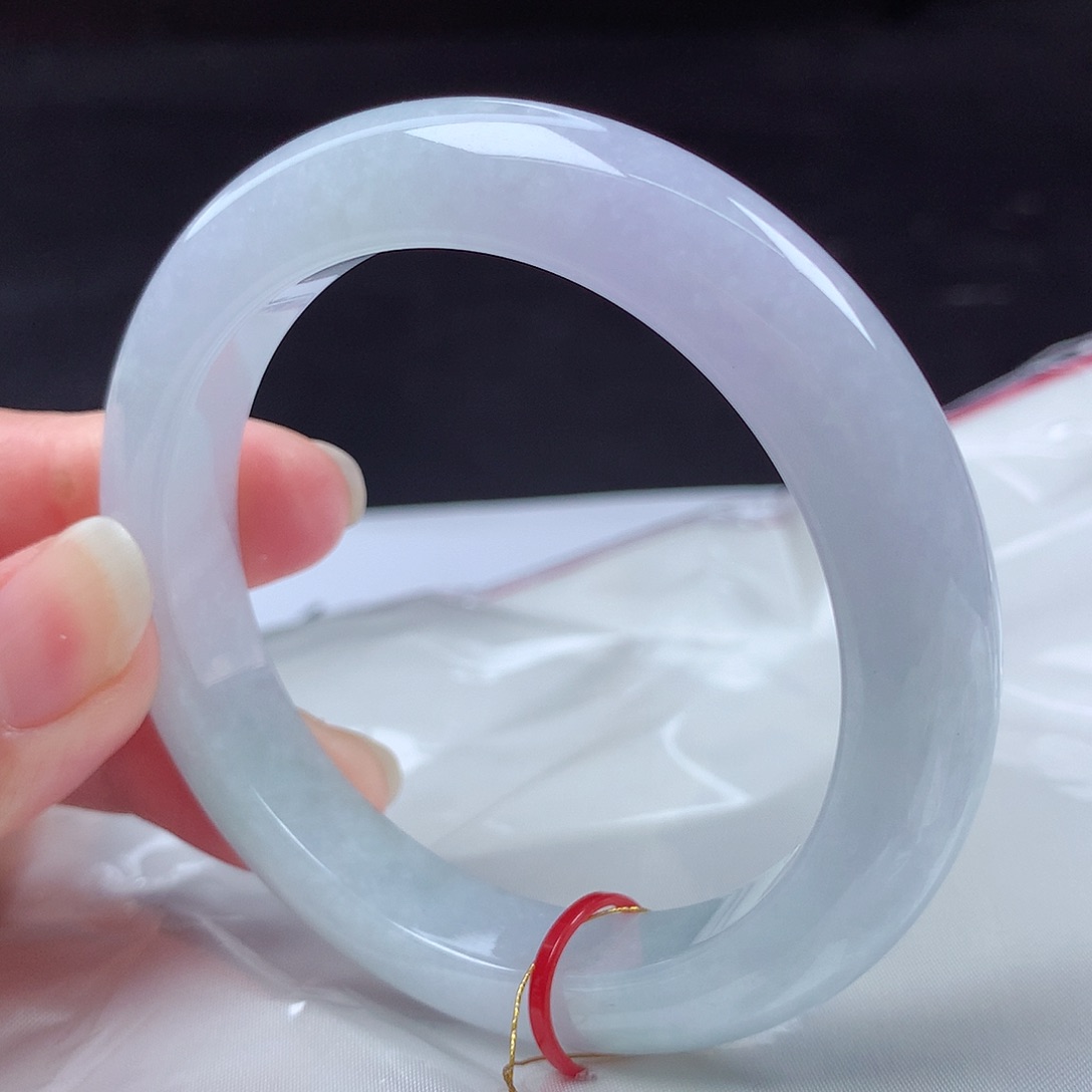 翡翠未镶嵌手镯55圈m11659