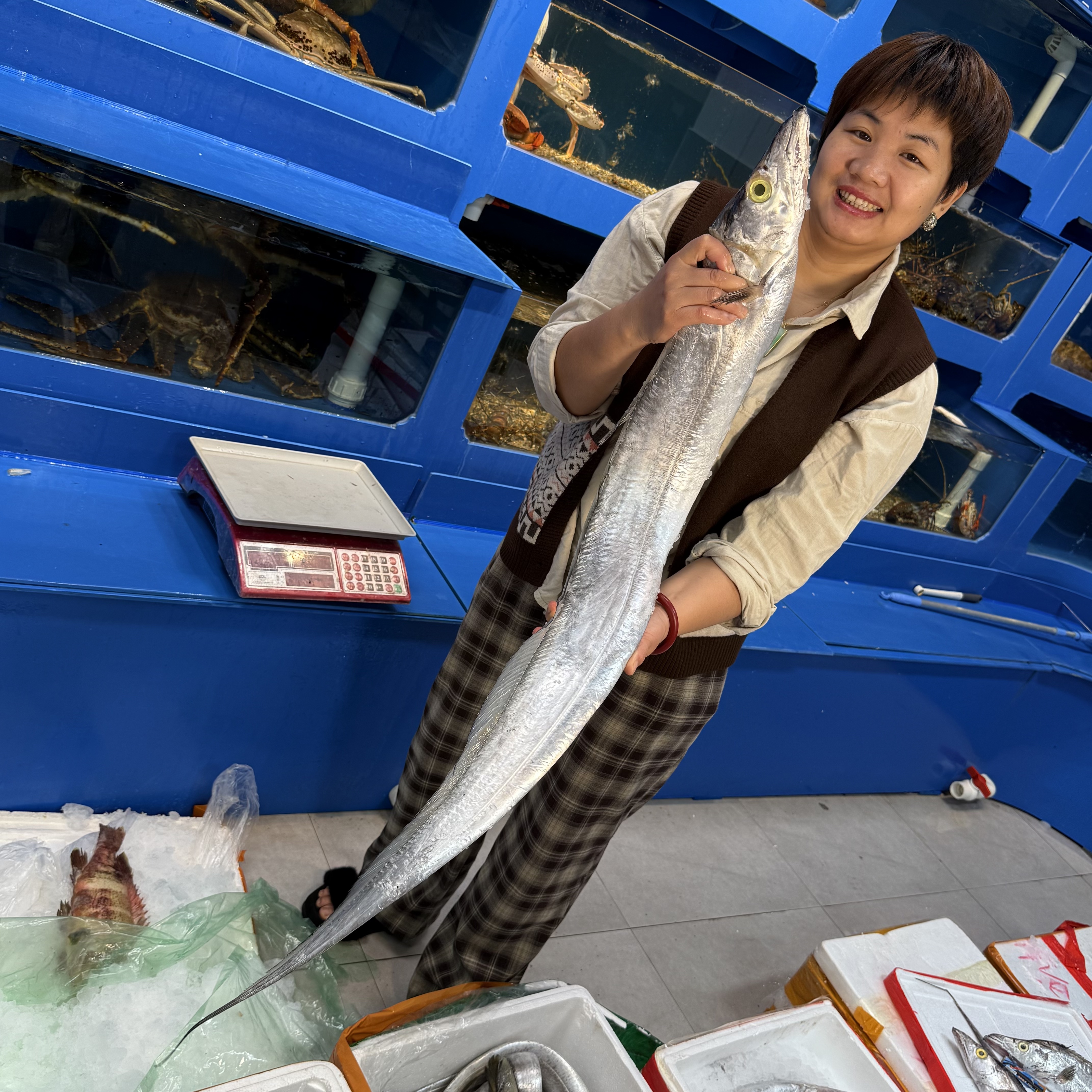 海鲜水产品广澳本港带鱼黄目无内脏无冰新鲜现做【顺丰新鲜海鲜】