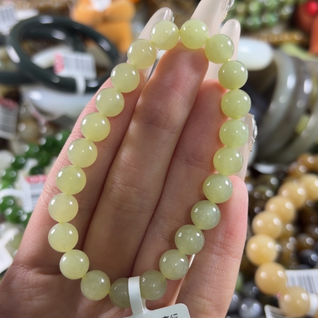 和田玉未镶嵌手链166