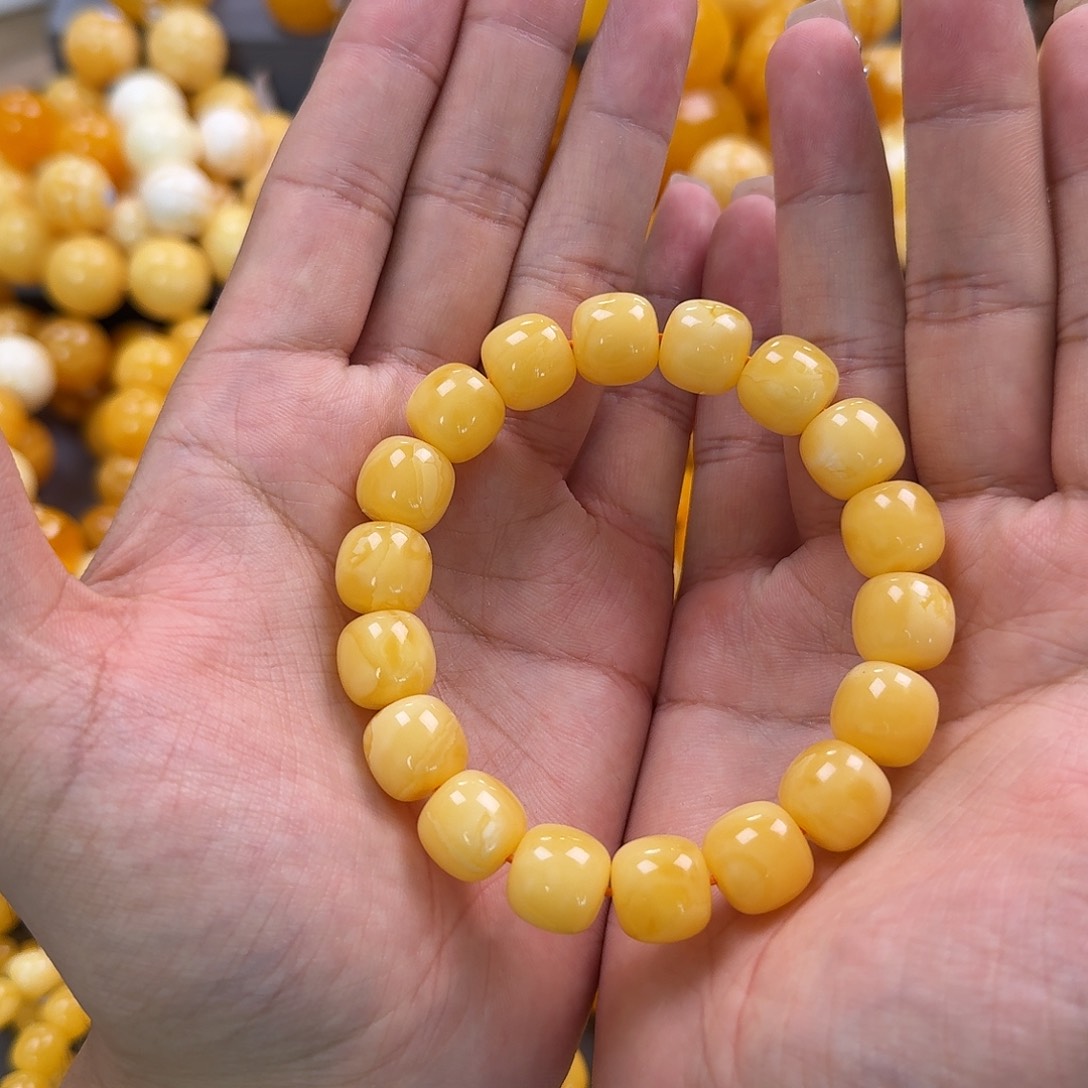 蜜蜡未镶嵌珠宝奇石同料13mm