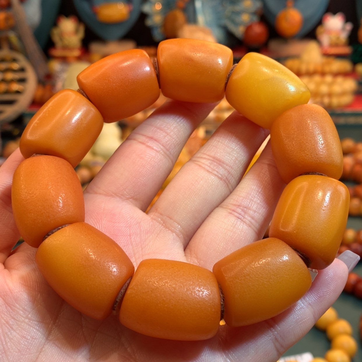 【闪购商品】蜜蜡手串未镶嵌蜜蜡手串