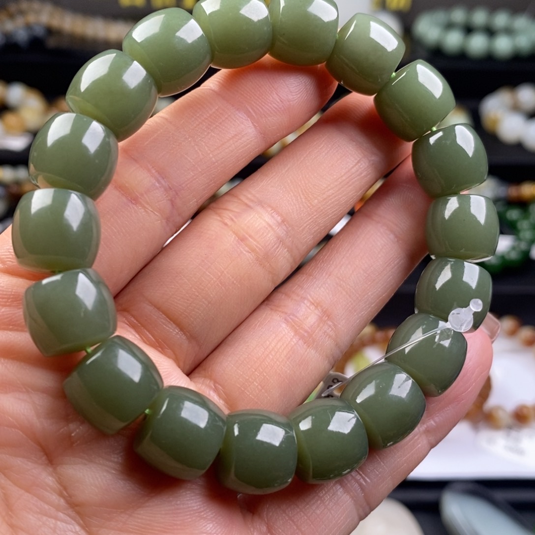 和田玉手串未镶嵌