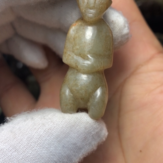 和田玉颈饰未镶嵌大*