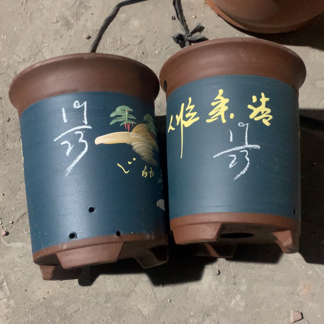 紫砂宜兴紫砂花盆，现货发