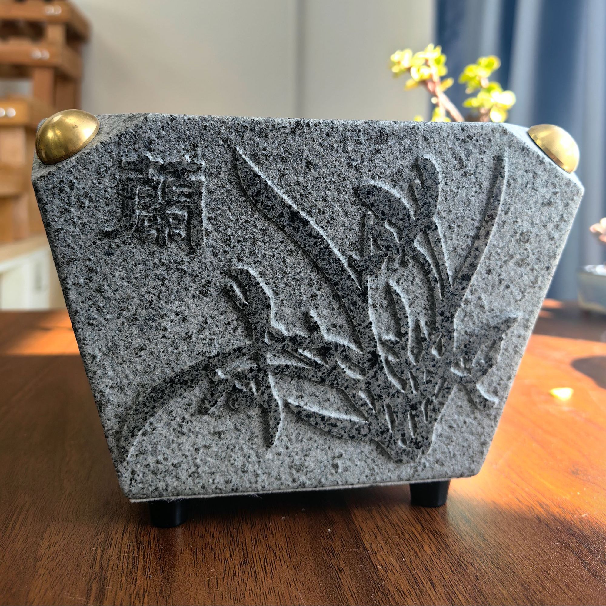 18尺寸16号钝角兰花天然石头惠安伴手礼电陶炉围炉煮茶碳烤炉