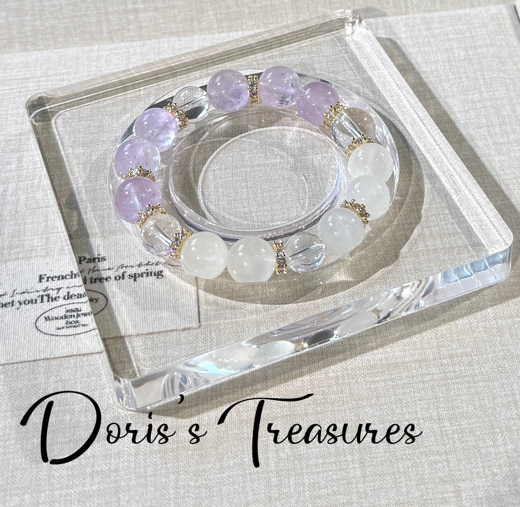 【紫月流光】水晶手串 精致气质多样性发一颜色微差