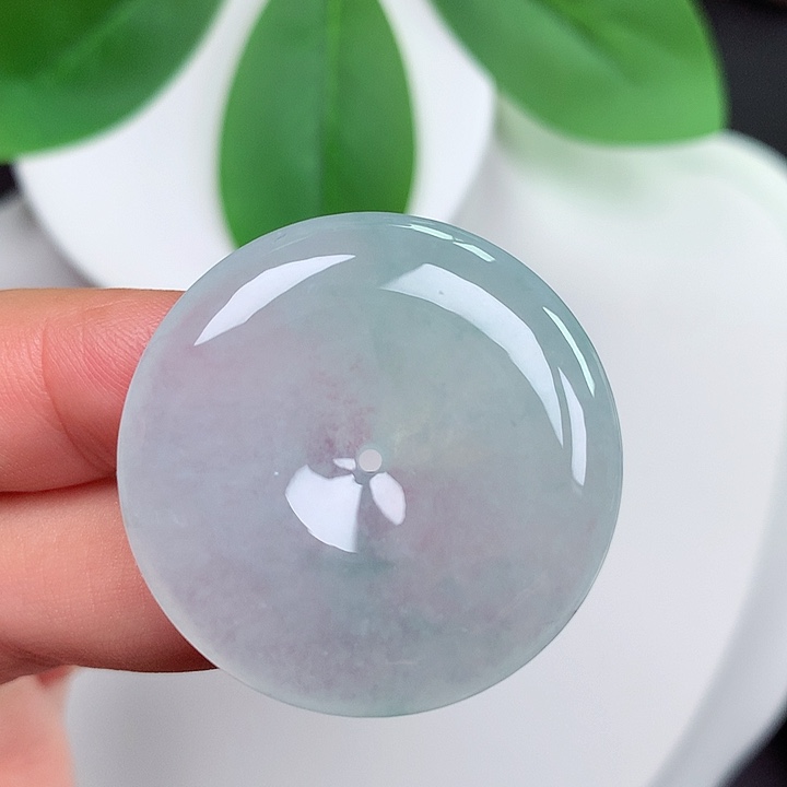 颈饰未镶嵌翡翠平安扣 32x5.2mm