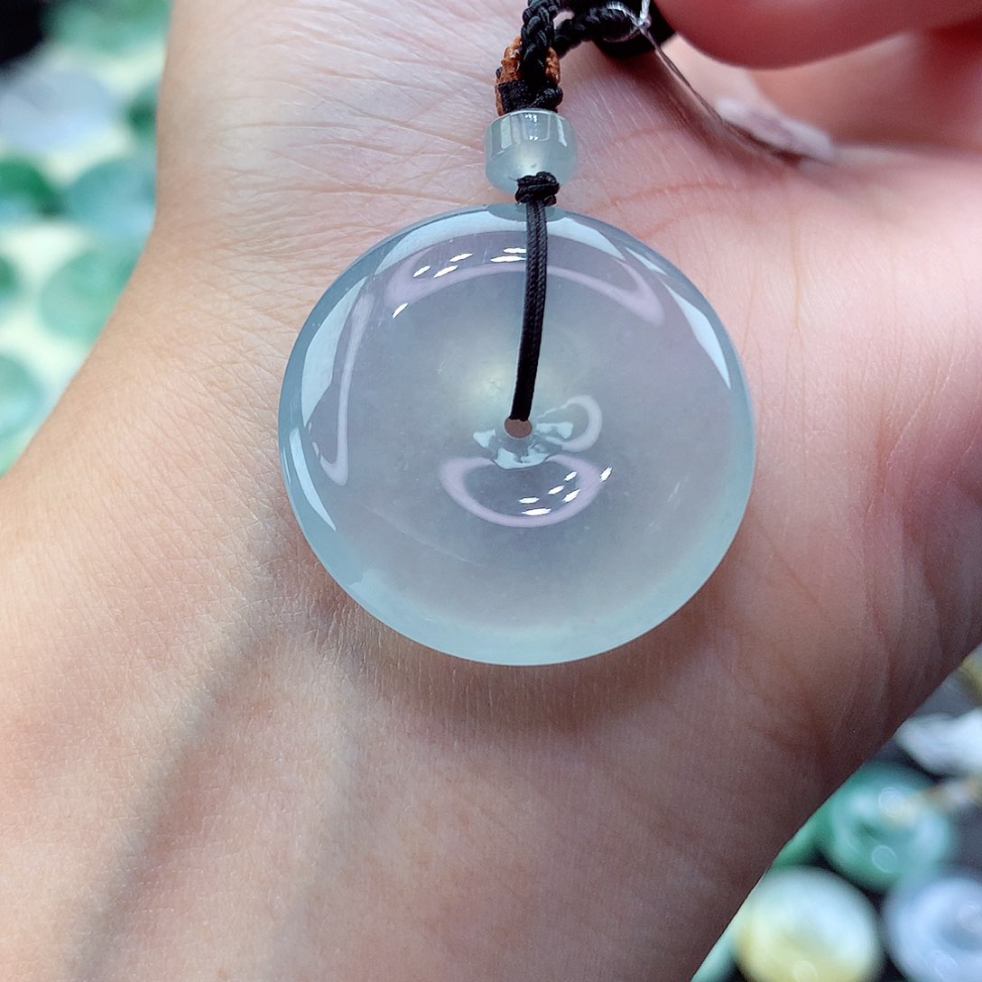 翡翠颈饰未镶嵌35尺寸27.1-6.0