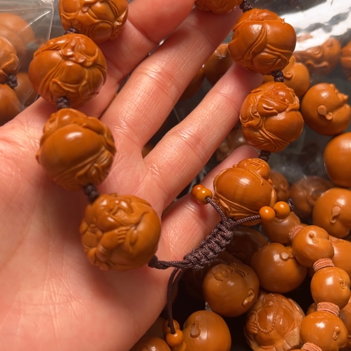 *****橄榄核手串财神串