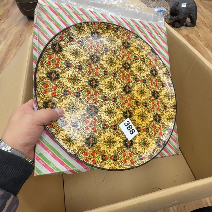 瓷片工艺品摆件瓷器摆件正能量