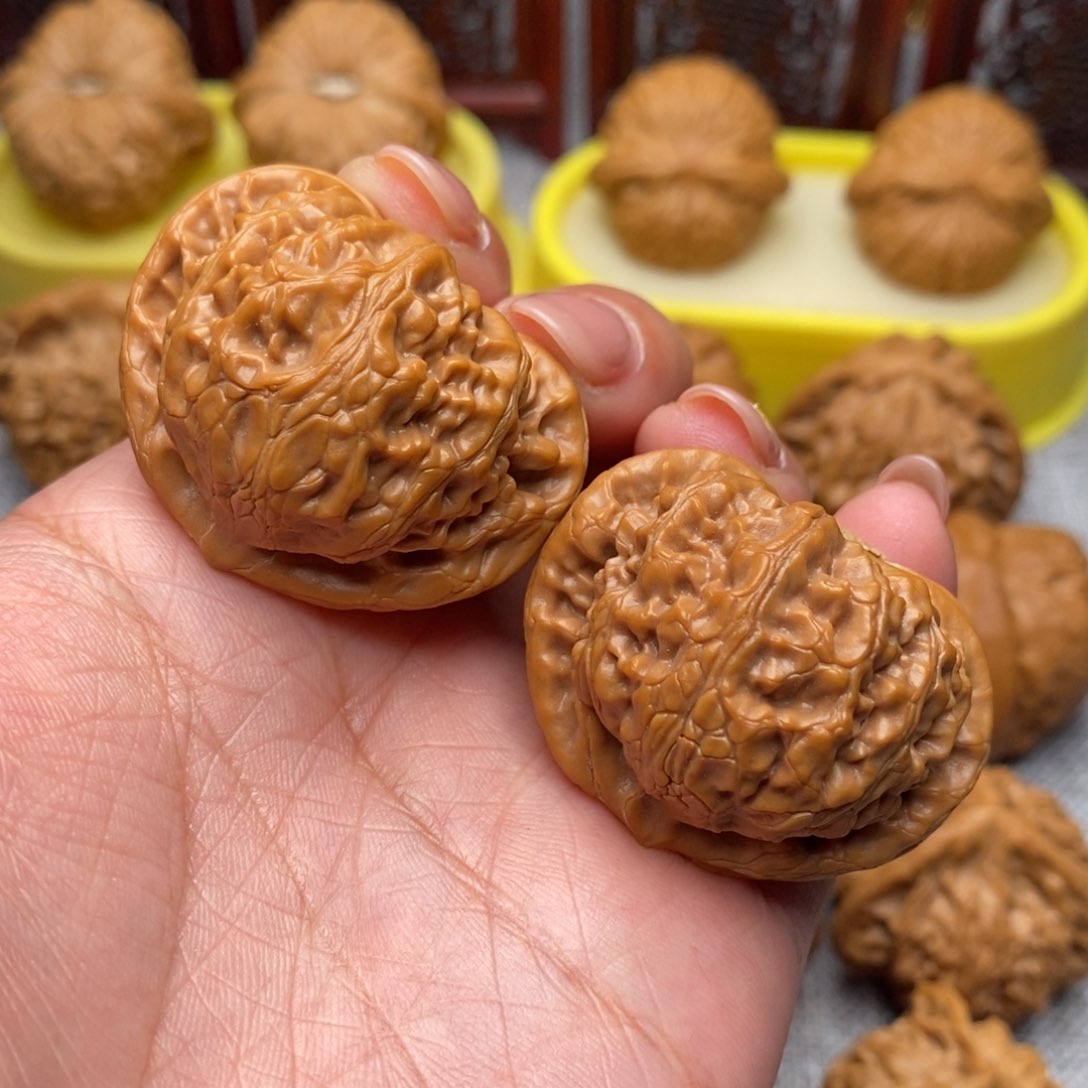 文玩核桃把件宫灯40全