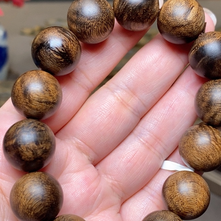 沉香手串越南芽庄黄棋楠帝王瘤疤1.6