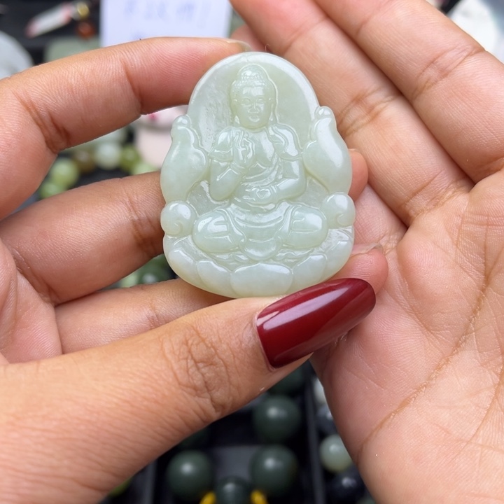 平***安和田玉未镶嵌挂件