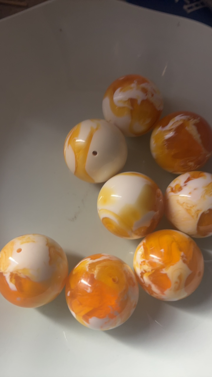 Q65琥珀蜜蜡30mm单珠