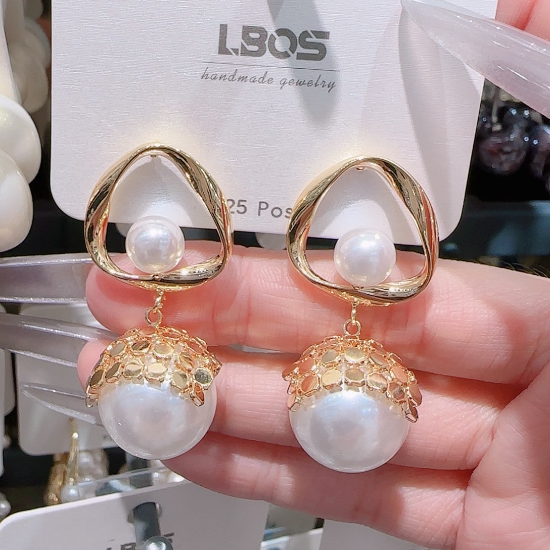 锆石铜合金925银耳环