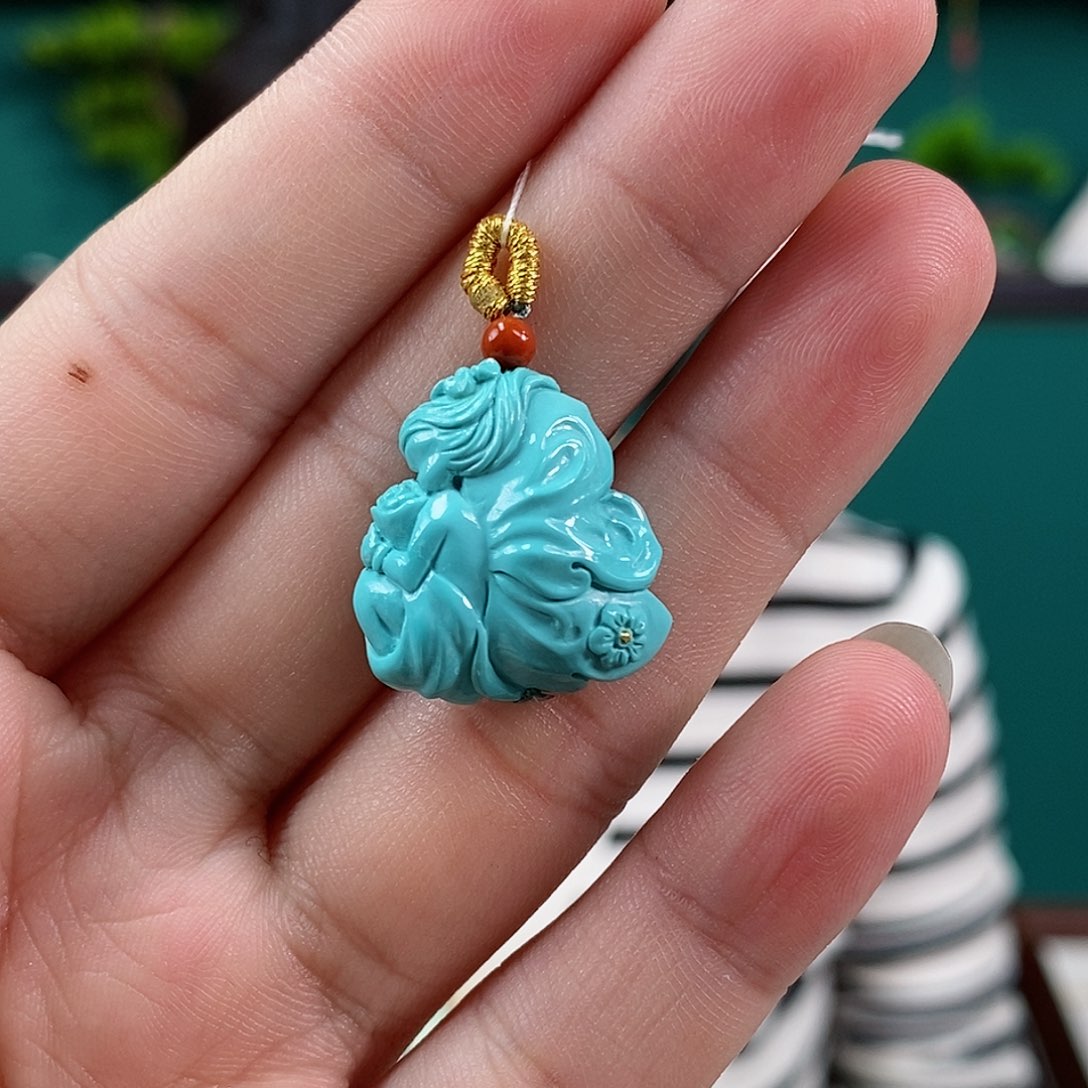 绿松石珠宝奇石未镶嵌